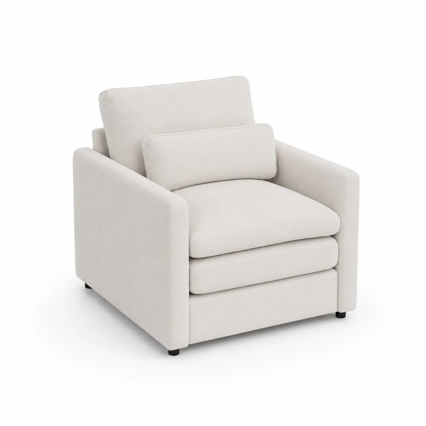 Sessel Beige Polyester 80x80x90 cm