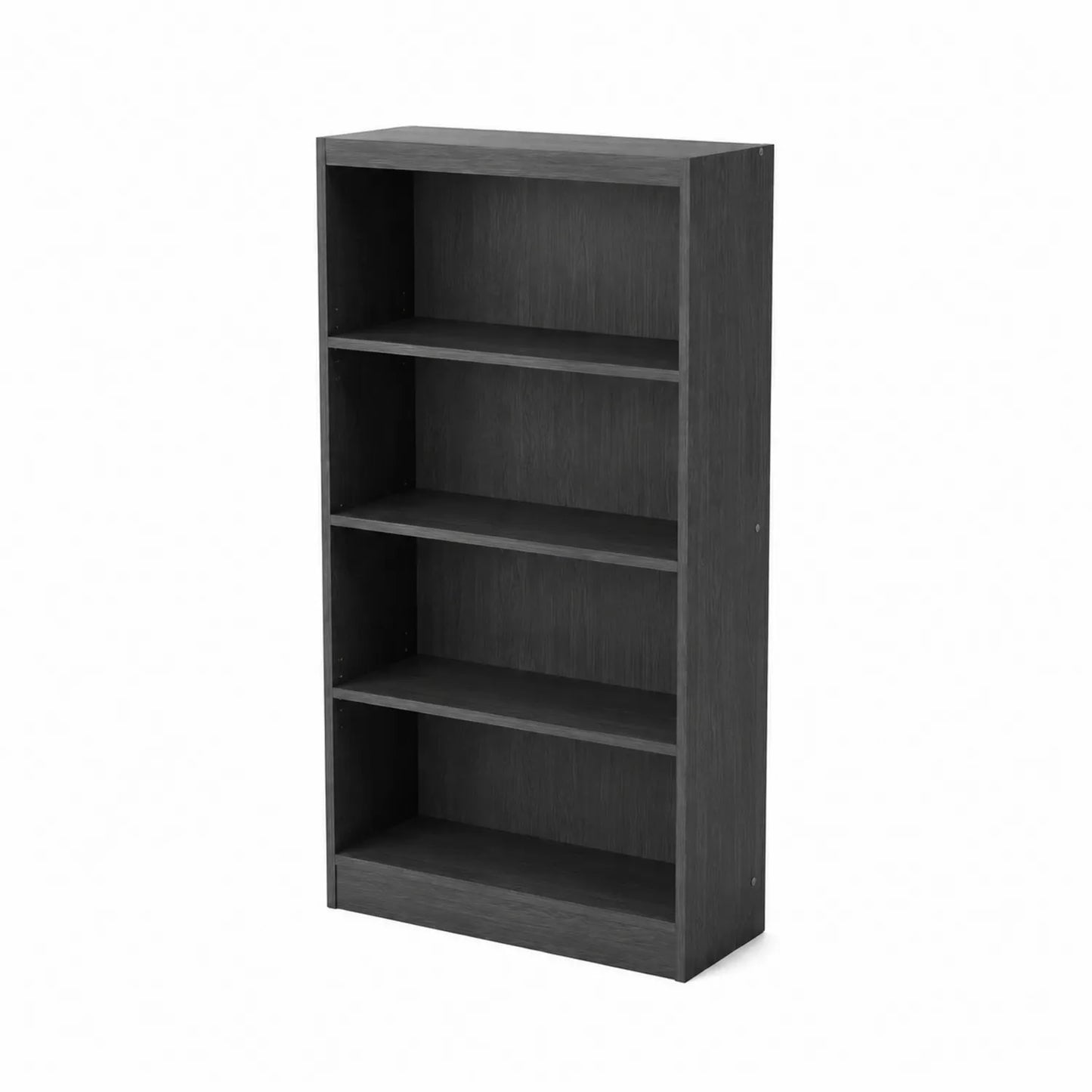 Schwarzes Bücherregal Holzwerkstoff 180x80x29 cm