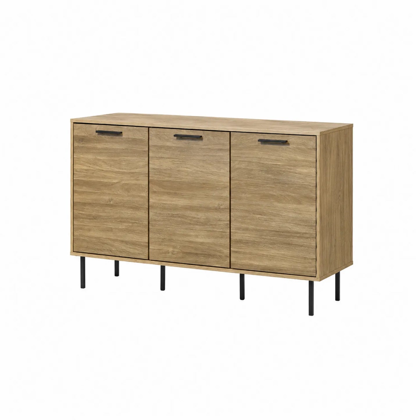 Sideboard Holz 3 Türen 120x40x80 cm