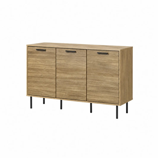 Sideboard Holz 3 Türen 120x40x80 cm