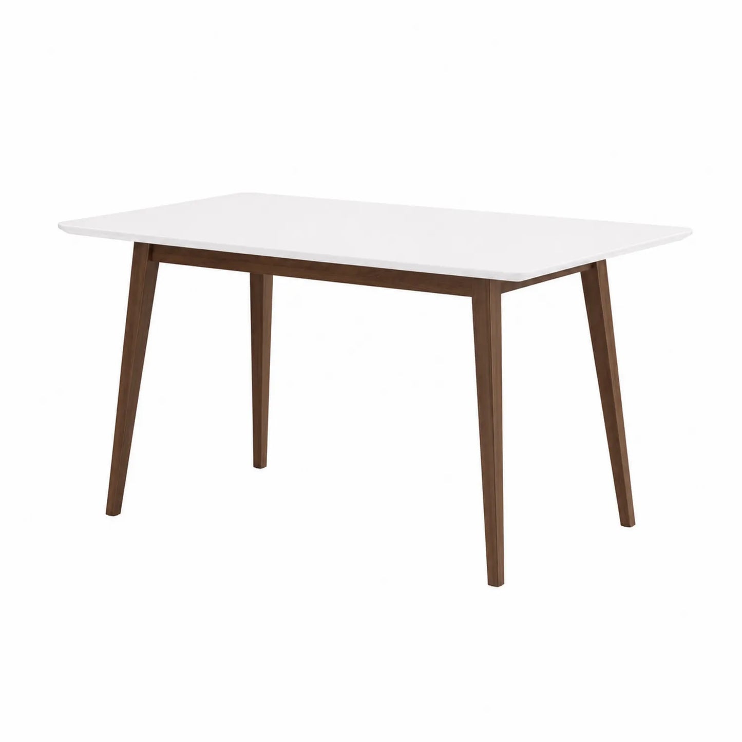 Esstisch rechteckig MDF Lackiert 120x80 cm Holzbeine