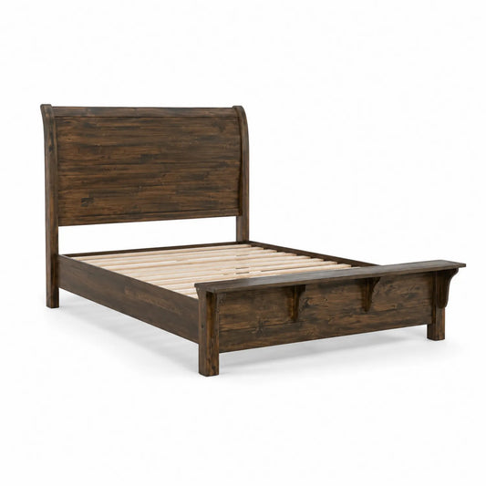 Doppelbett Holz Dunkelbraun 200x160 cm