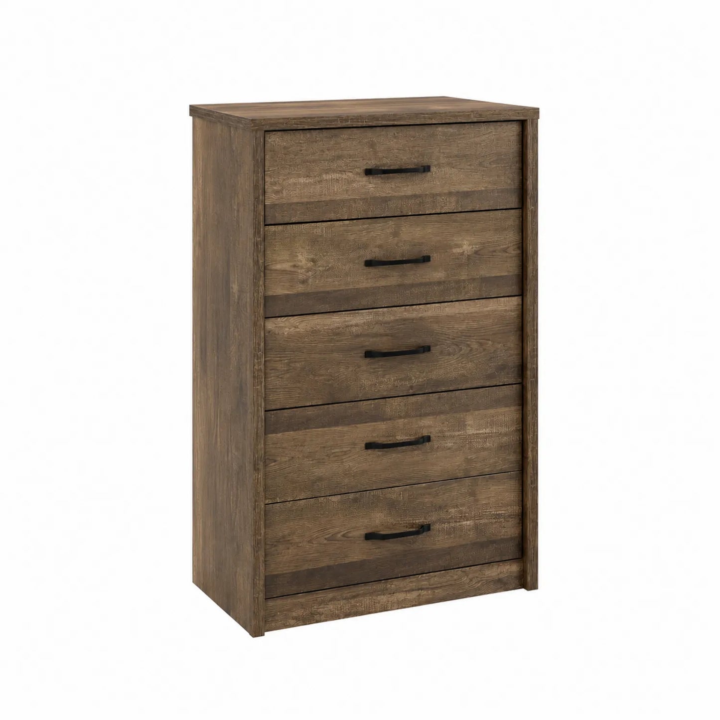 Holz Kommode Braun mit 5 Schubladen